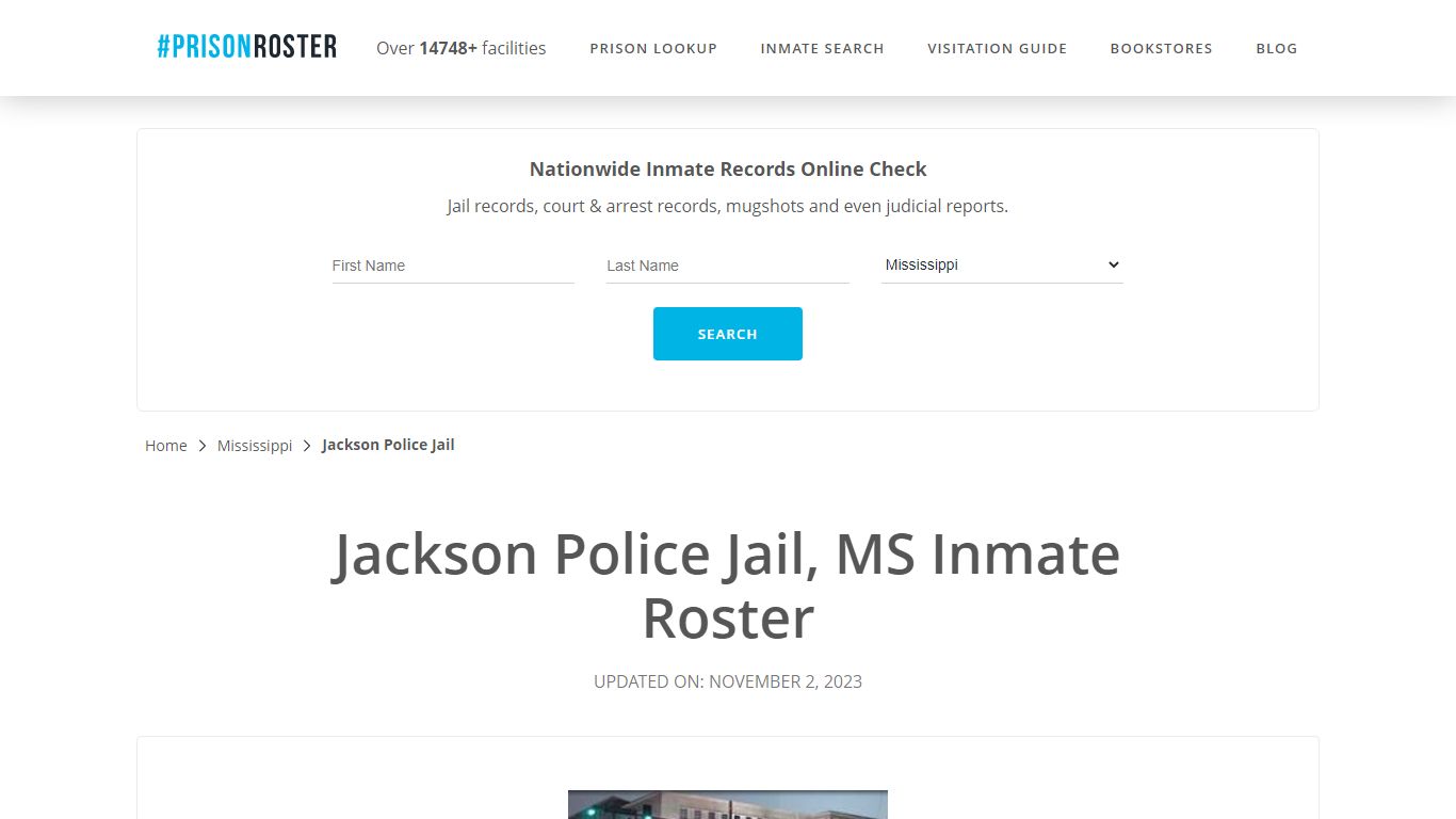 Jackson Police Jail, MS Inmate Roster - Prisonroster